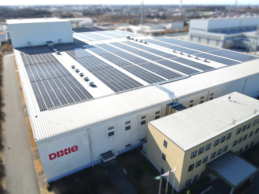 日本デキシー真岡工場_斜め正面（引き）ぼかし
